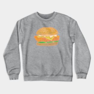 Faded Chicken sandwich Crewneck Sweatshirt